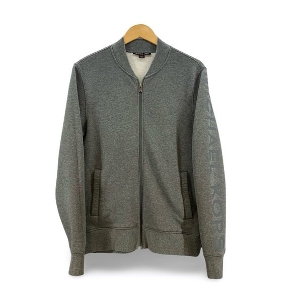 Michael Kors Other - Michael Kors Men's Full Zip Up Sweatshirt Grey Size Medium Very Good Condition